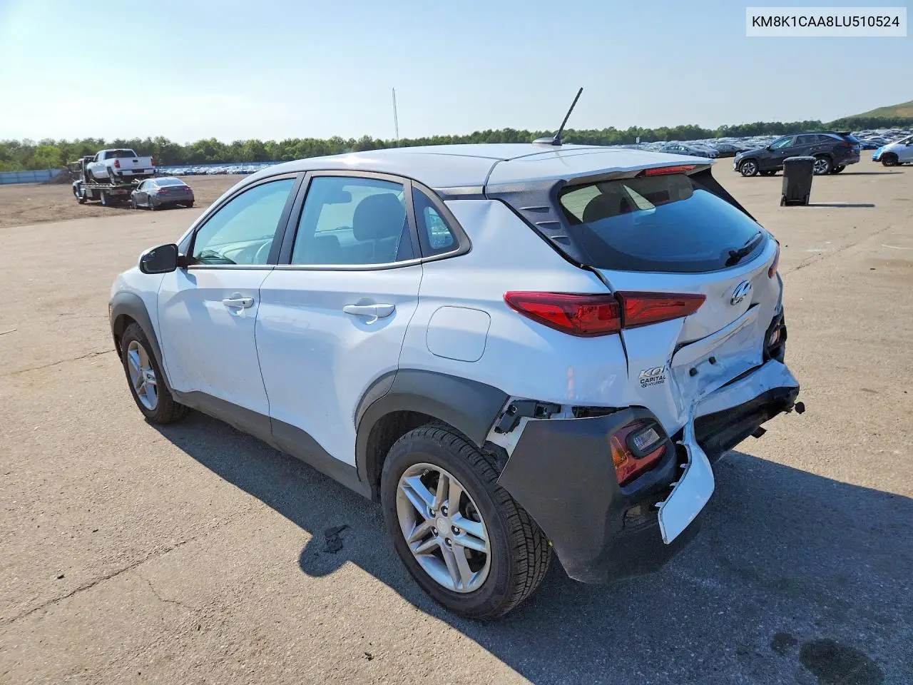 2020 Hyundai Kona Se VIN: KM8K1CAA8LU510524 Lot: 60867476