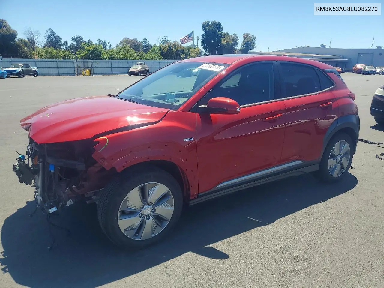 2020 Hyundai Kona Ultimate VIN: KM8K53AG8LU082270 Lot: 61320176