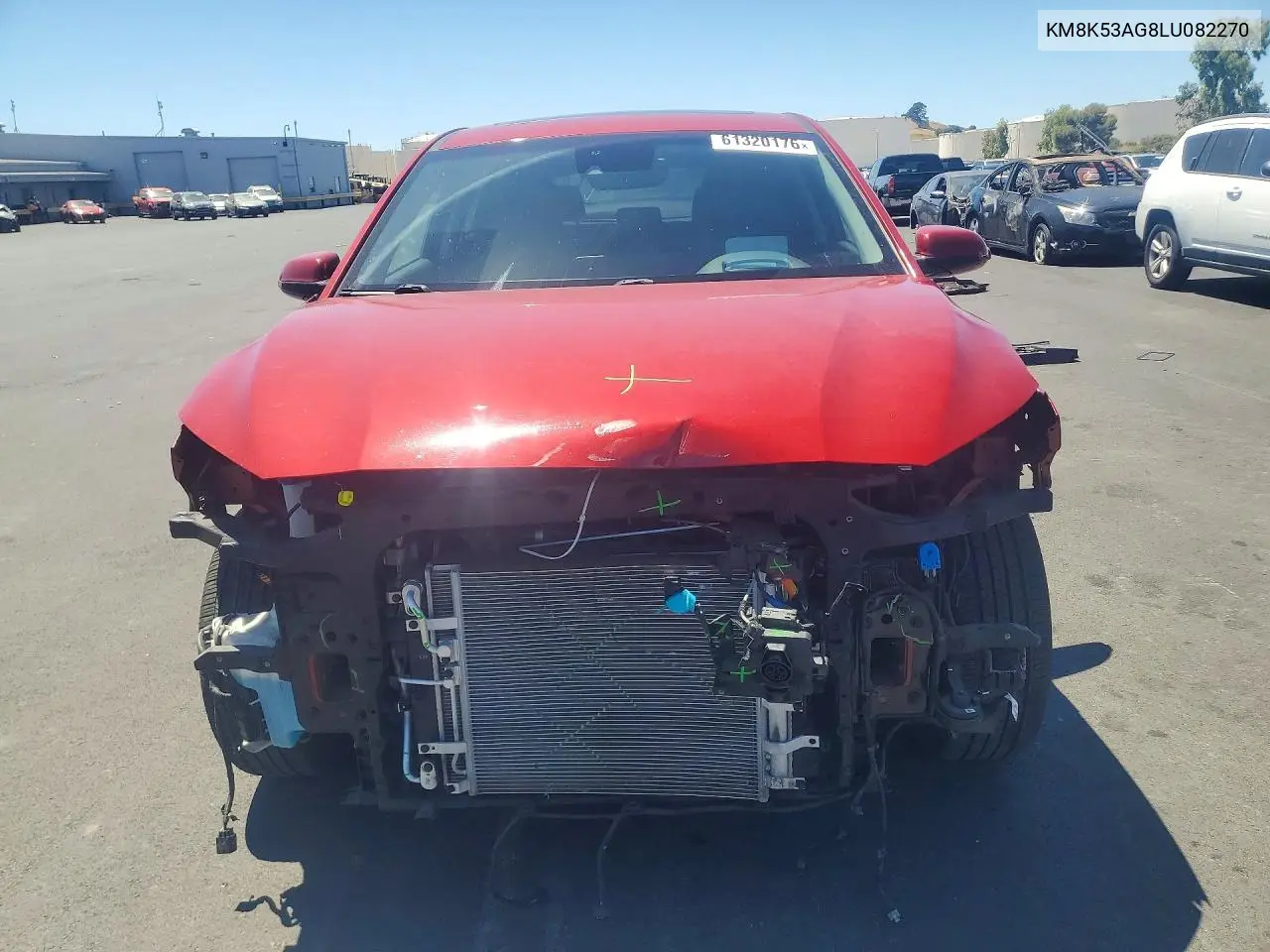 2020 Hyundai Kona Ultimate VIN: KM8K53AG8LU082270 Lot: 61320176