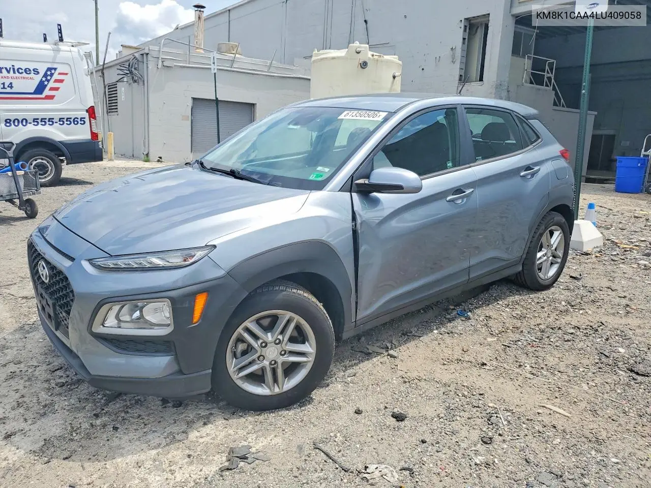2020 Hyundai Kona Se VIN: KM8K1CAA4LU409058 Lot: 61350506
