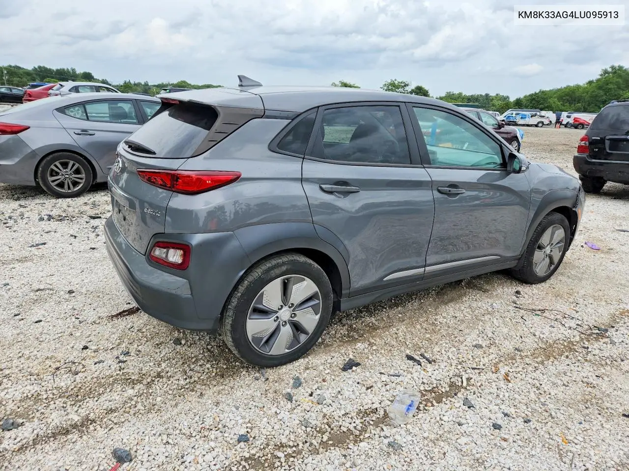 2020 Hyundai Kona Limited VIN: KM8K33AG4LU095913 Lot: 61874876