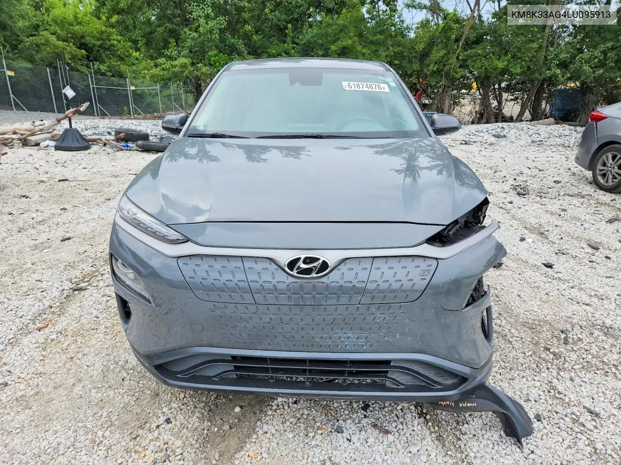 2020 Hyundai Kona Limited VIN: KM8K33AG4LU095913 Lot: 61874876