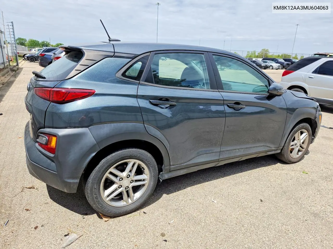 2021 Hyundai Kona Se VIN: KM8K12AA3MU604063 Lot: 52320526