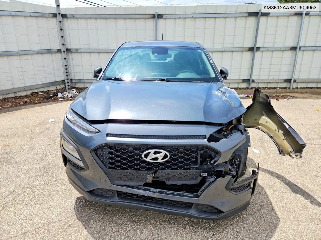 2021 Hyundai Kona Se VIN: KM8K12AA3MU604063 Lot: 52320526