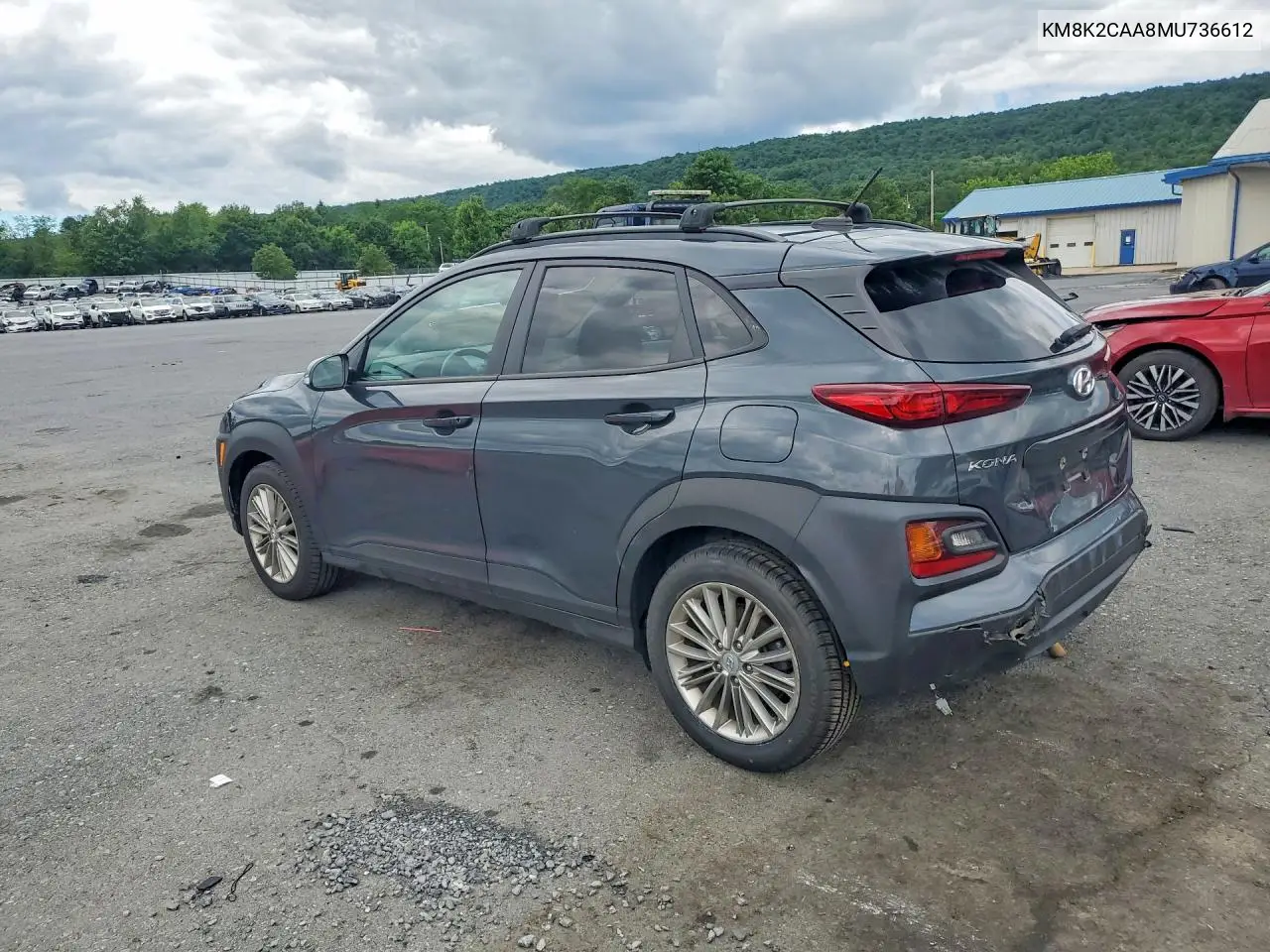 2021 Hyundai Kona Sel VIN: KM8K2CAA8MU736612 Lot: 57407146