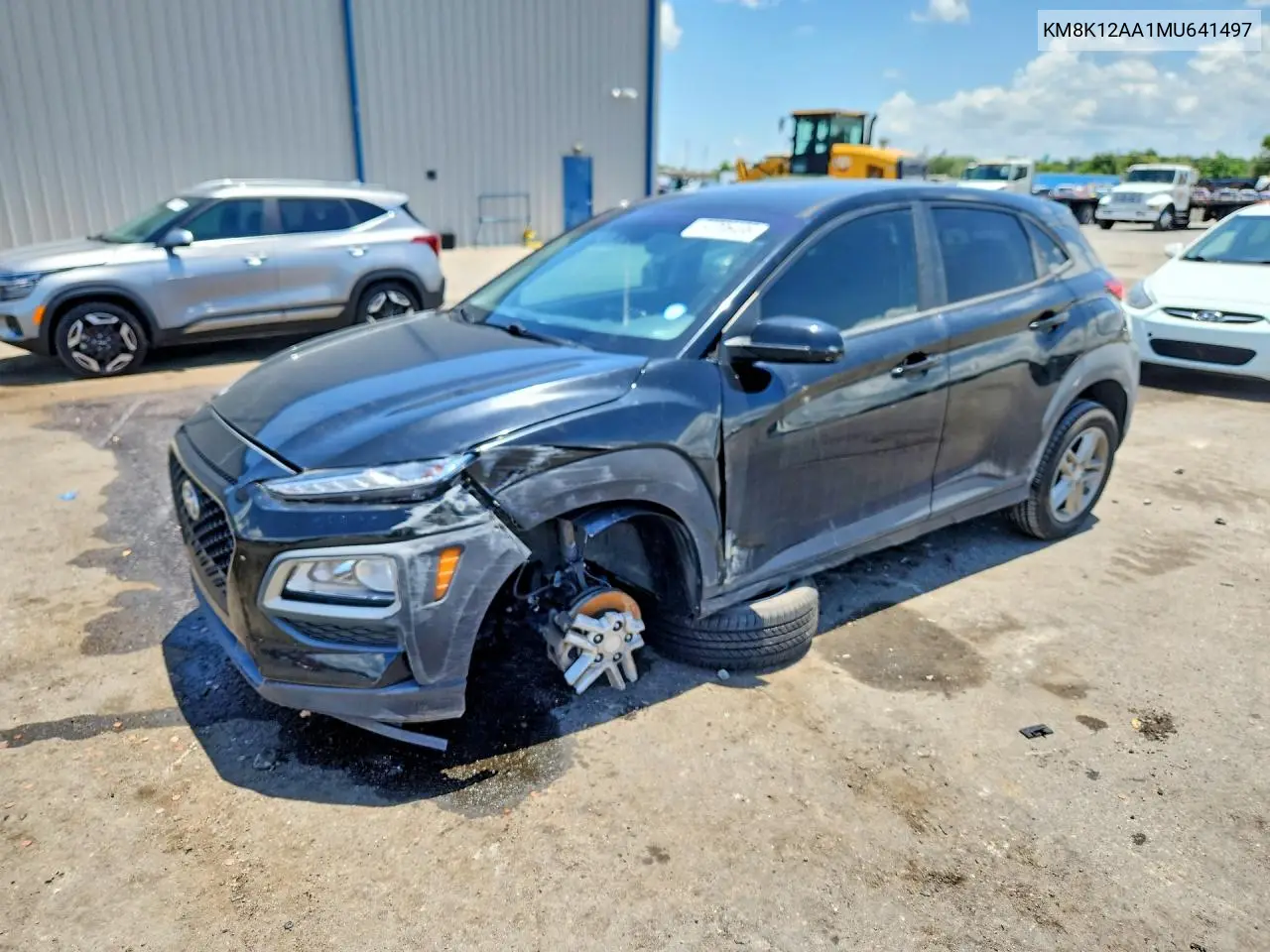 2021 Hyundai Kona Se VIN: KM8K12AA1MU641497 Lot: 57706496