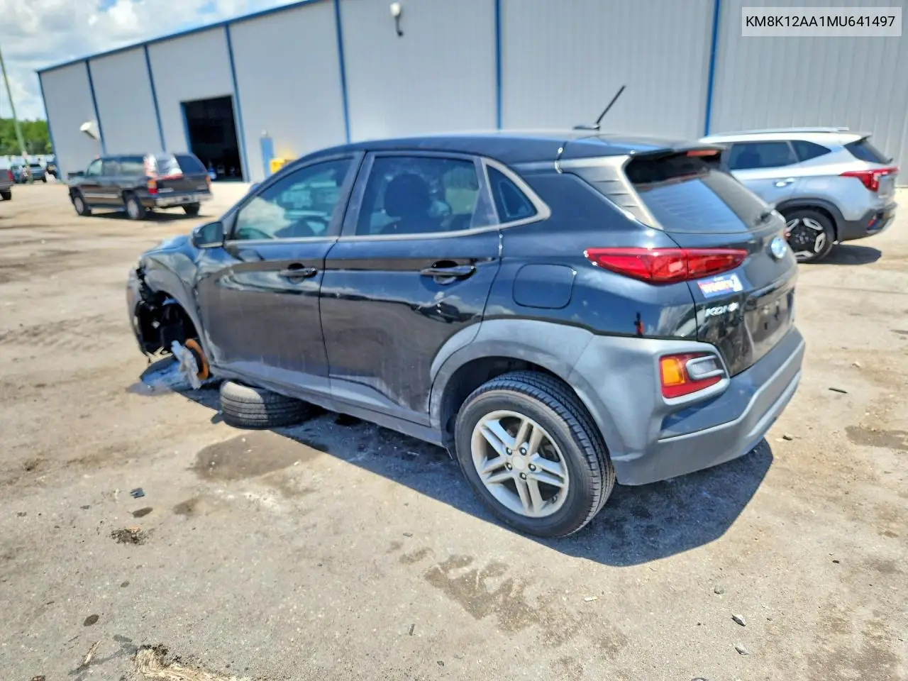 2021 Hyundai Kona Se VIN: KM8K12AA1MU641497 Lot: 57706496