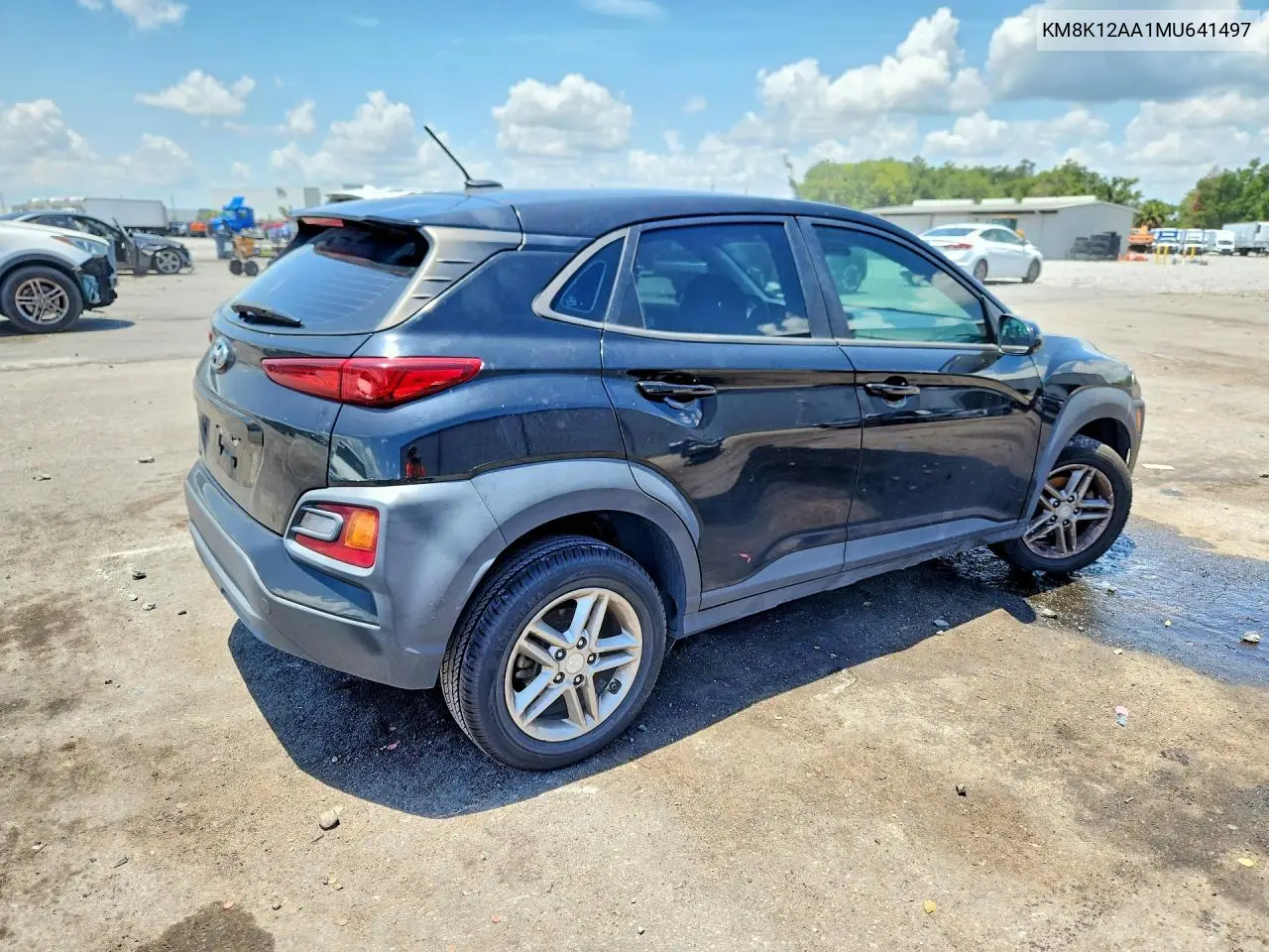 2021 Hyundai Kona Se VIN: KM8K12AA1MU641497 Lot: 57706496