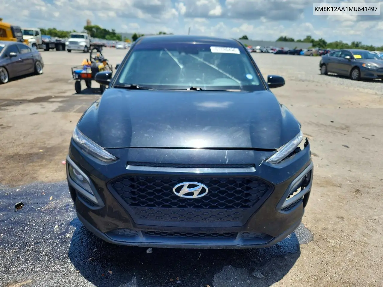 2021 Hyundai Kona Se VIN: KM8K12AA1MU641497 Lot: 57706496