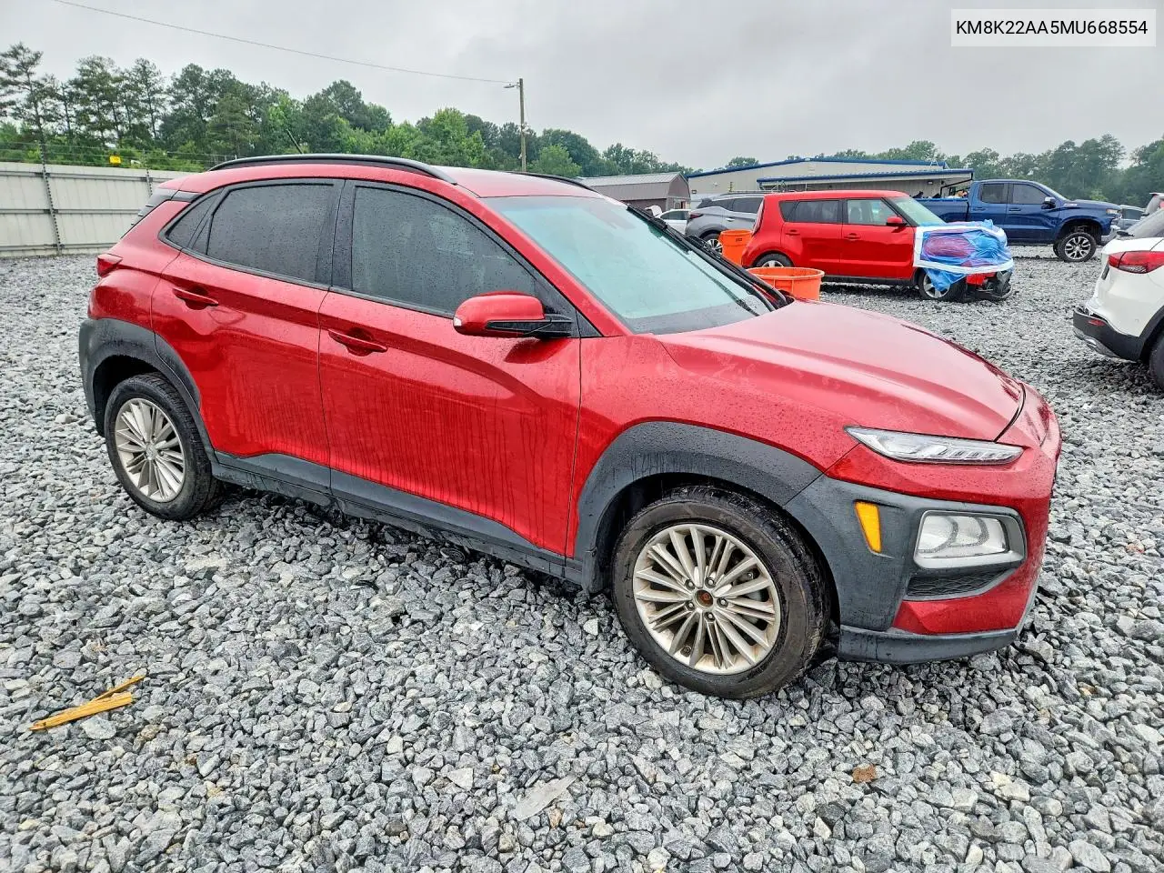 2021 Hyundai Kona Sel VIN: KM8K22AA5MU668554 Lot: 57749016