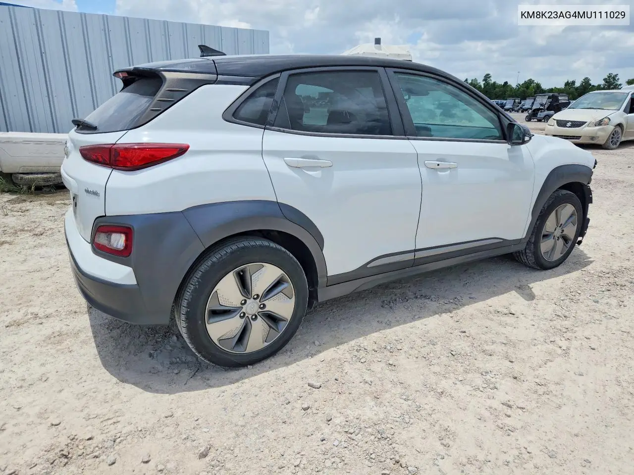 2021 Hyundai Kona Sel VIN: KM8K23AG4MU111029 Lot: 57829046