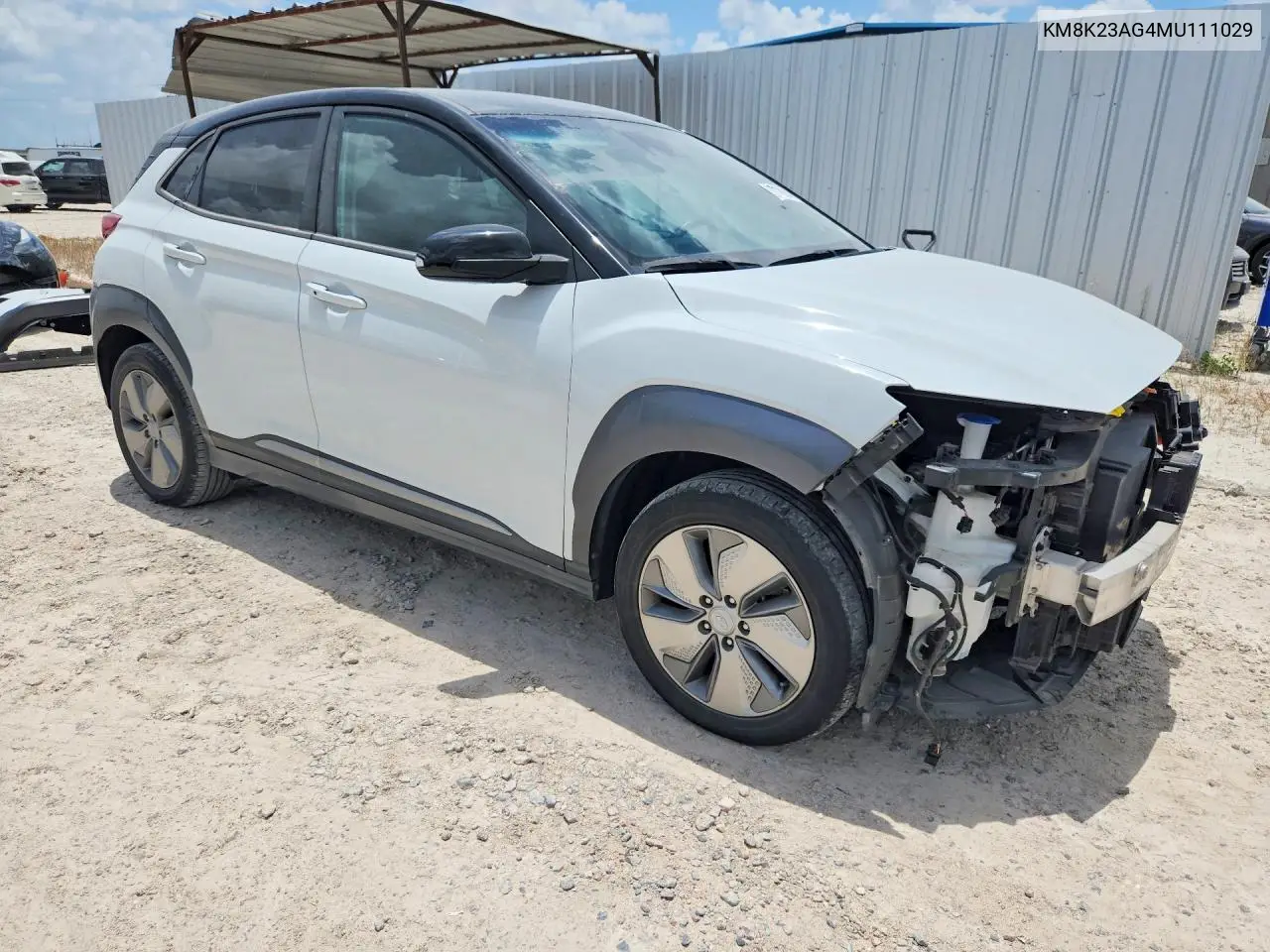 2021 Hyundai Kona Sel VIN: KM8K23AG4MU111029 Lot: 57829046