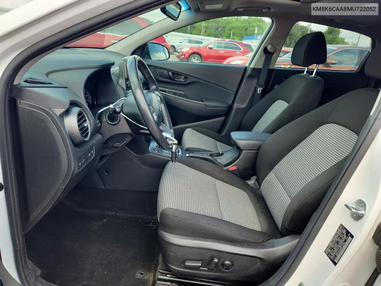 2021 Hyundai Kona Sel Plus VIN: KM8K6CAA8MU722052 Lot: 58266396