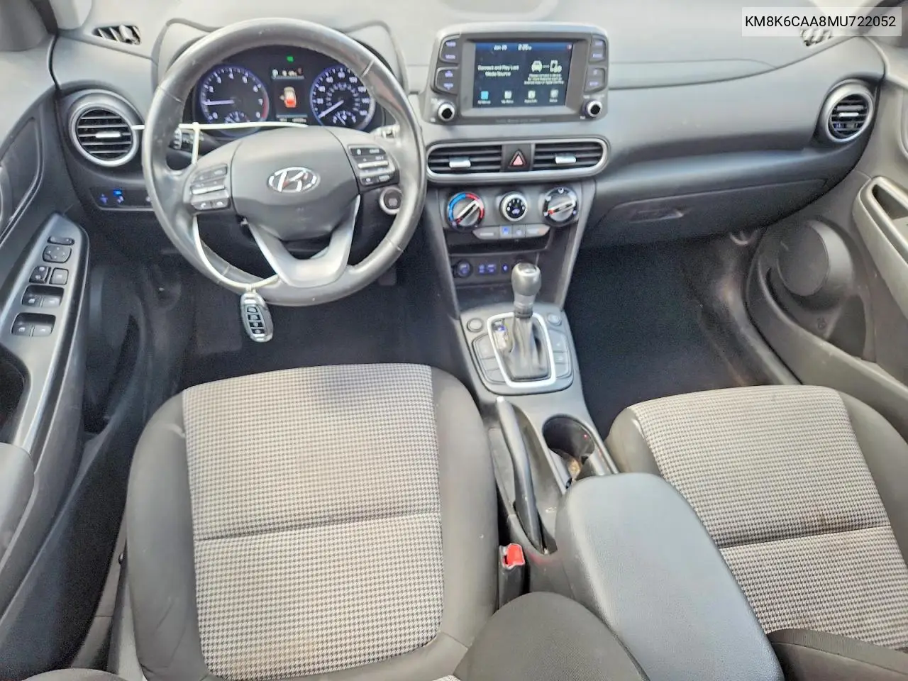 2021 Hyundai Kona Sel Plus VIN: KM8K6CAA8MU722052 Lot: 58266396