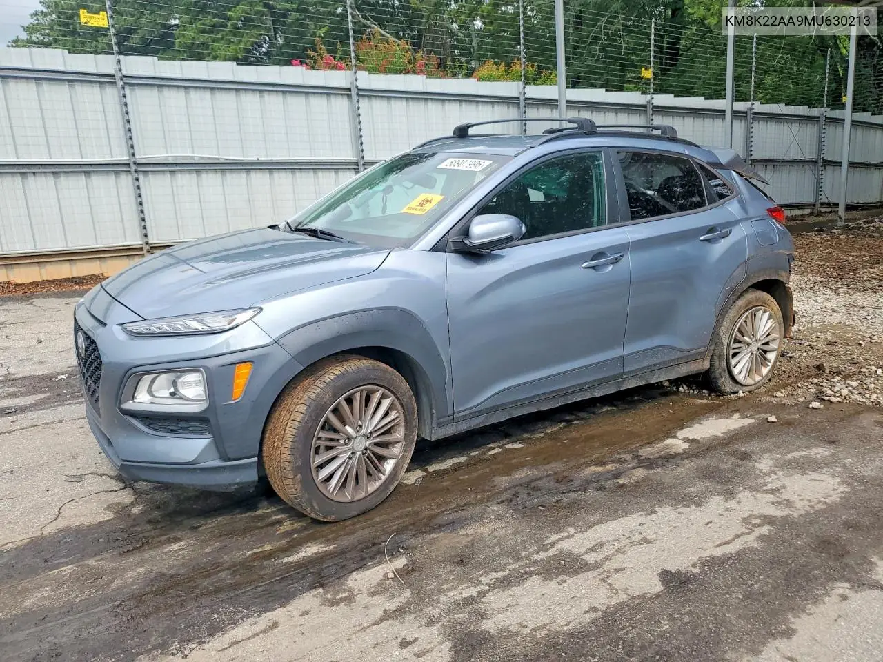 2021 Hyundai Kona Sel VIN: KM8K22AA9MU630213 Lot: 58907996