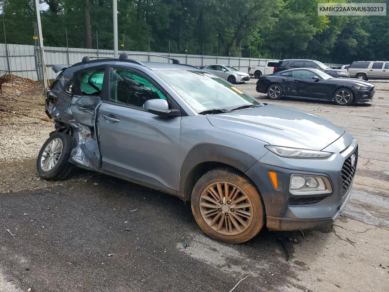 2021 Hyundai Kona Sel VIN: KM8K22AA9MU630213 Lot: 58907996