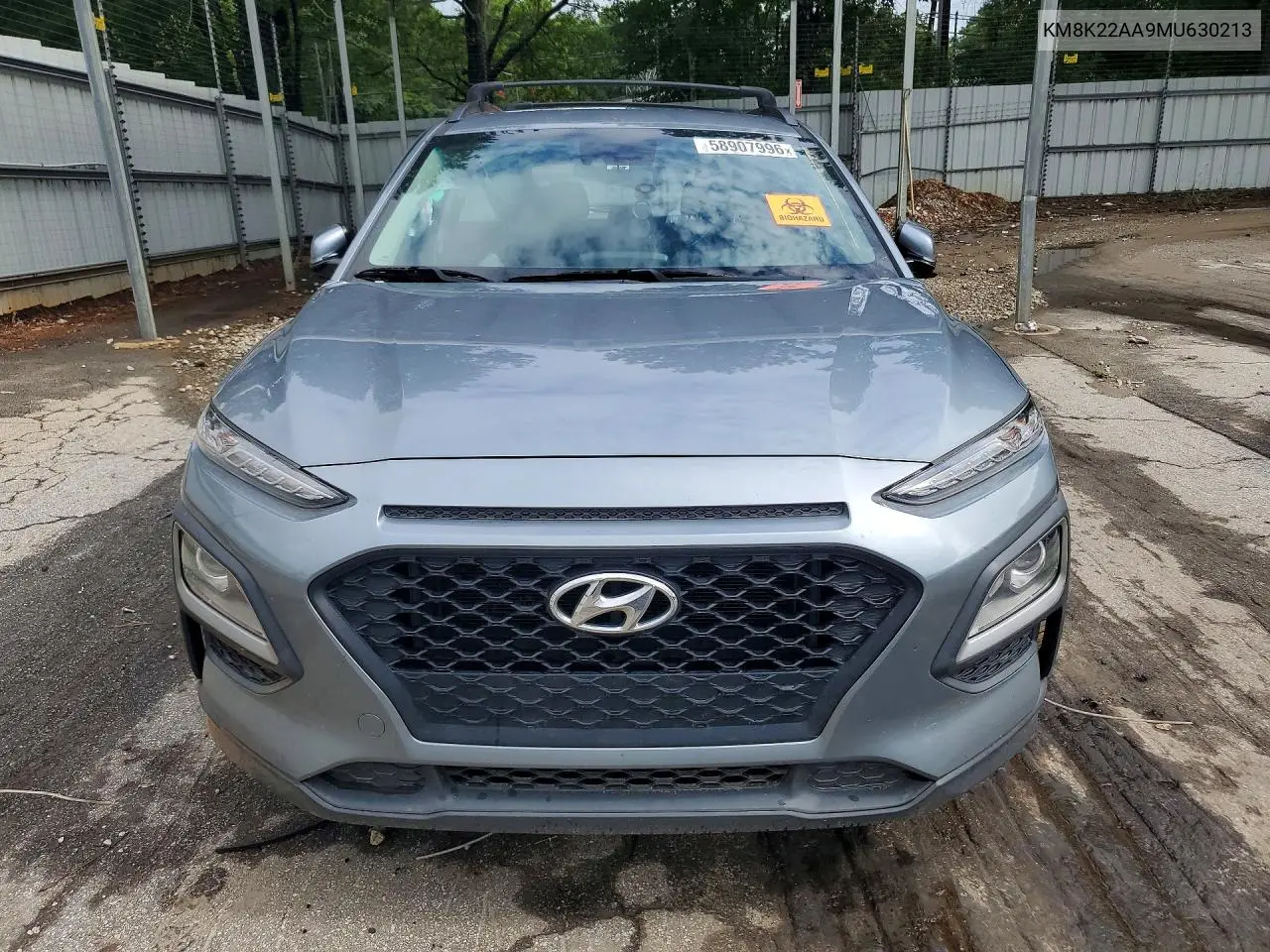 2021 Hyundai Kona Sel VIN: KM8K22AA9MU630213 Lot: 58907996