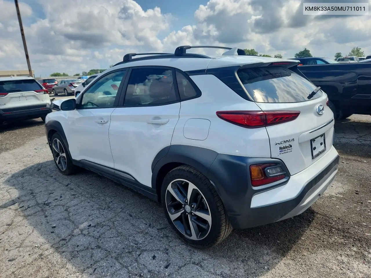 2021 Hyundai Kona Limited VIN: KM8K33A50MU711011 Lot: 59582096