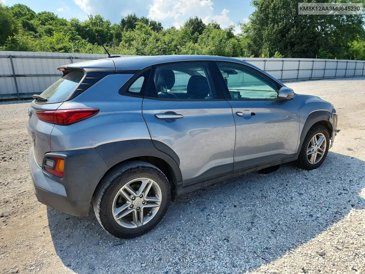 2021 Hyundai Kona Se VIN: KM8K12AA3MU645230 Lot: 59892296