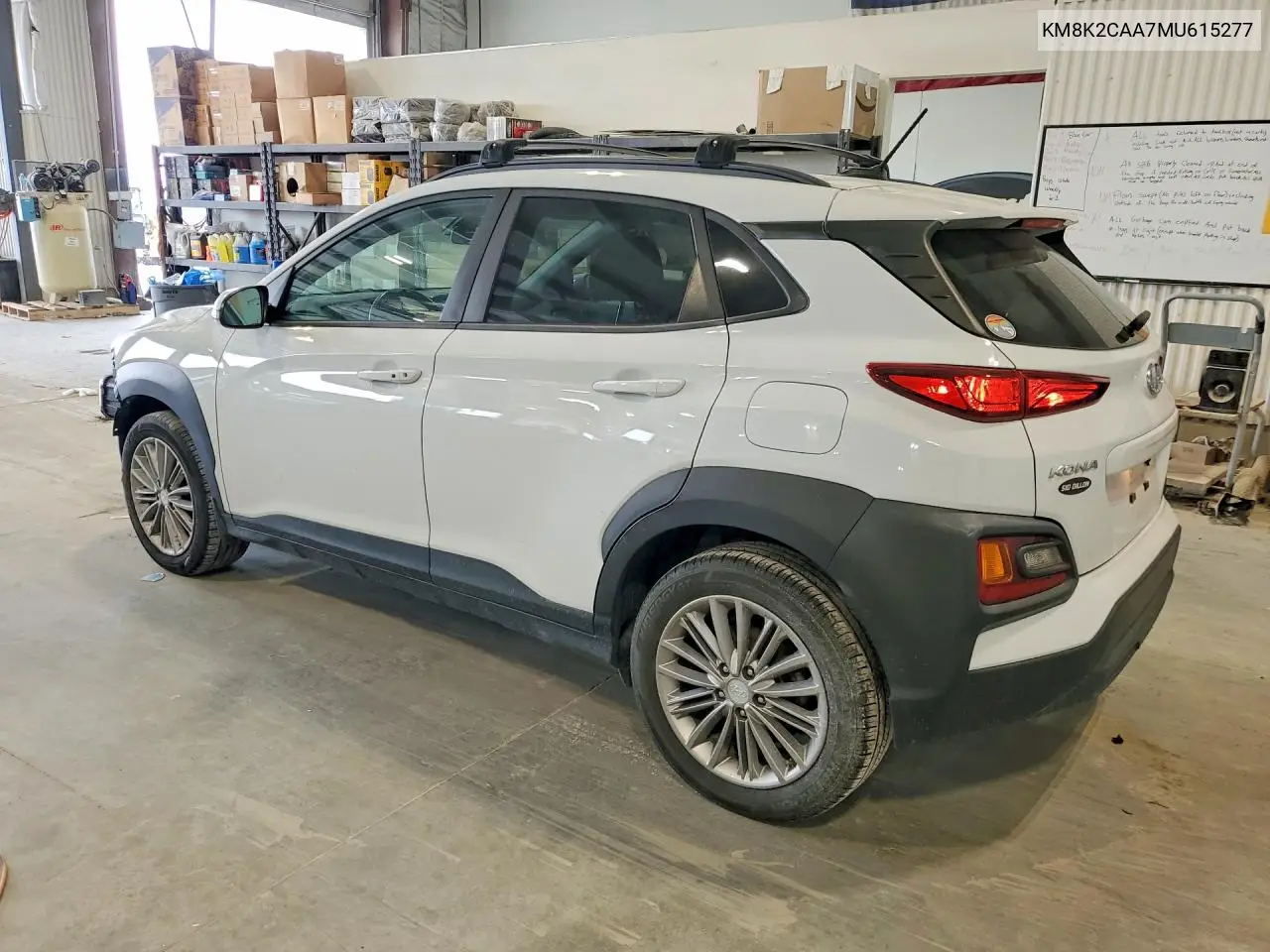 2021 Hyundai Kona Sel VIN: KM8K2CAA7MU615277 Lot: 60085626