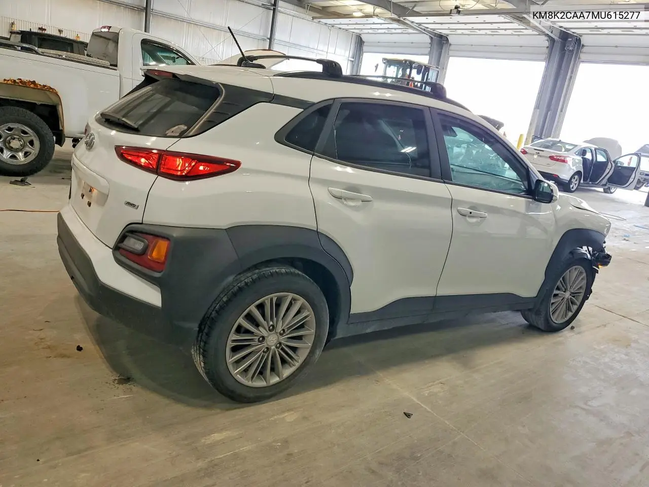2021 Hyundai Kona Sel VIN: KM8K2CAA7MU615277 Lot: 60085626
