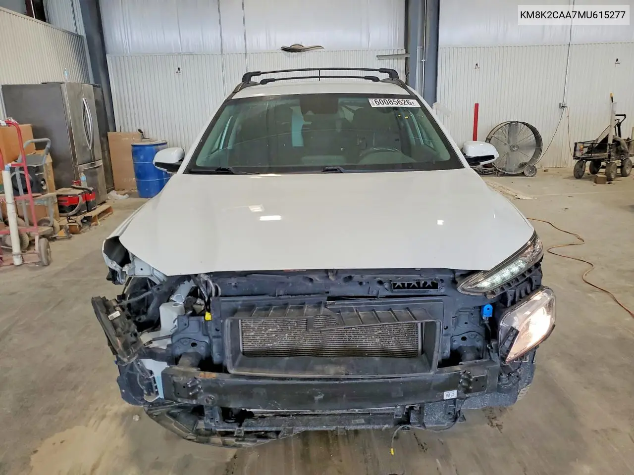 2021 Hyundai Kona Sel VIN: KM8K2CAA7MU615277 Lot: 60085626