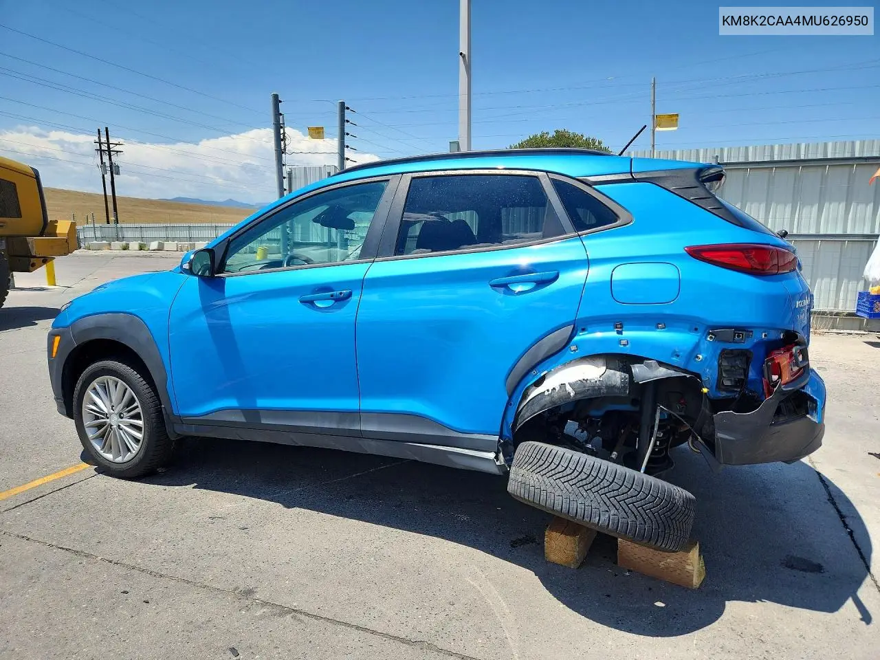 2021 Hyundai Kona Sel VIN: KM8K2CAA4MU626950 Lot: 60525896