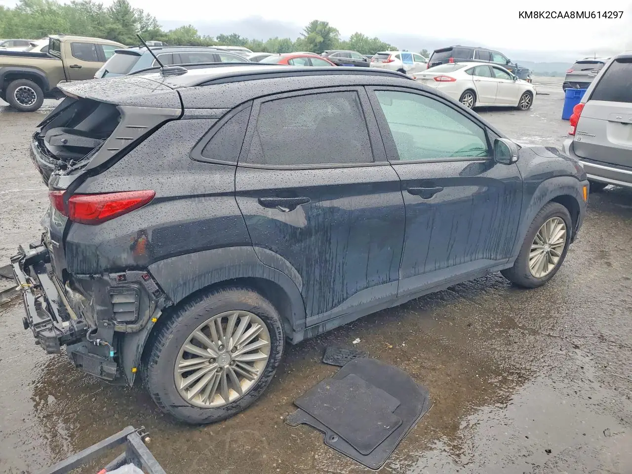 2021 Hyundai Kona Sel VIN: KM8K2CAA8MU614297 Lot: 60555806