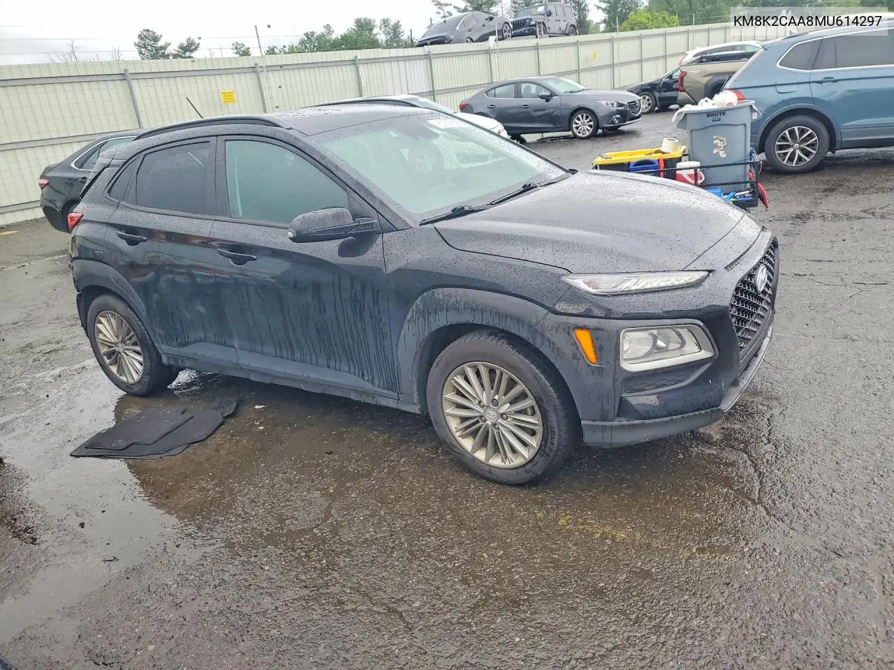 2021 Hyundai Kona Sel VIN: KM8K2CAA8MU614297 Lot: 60555806
