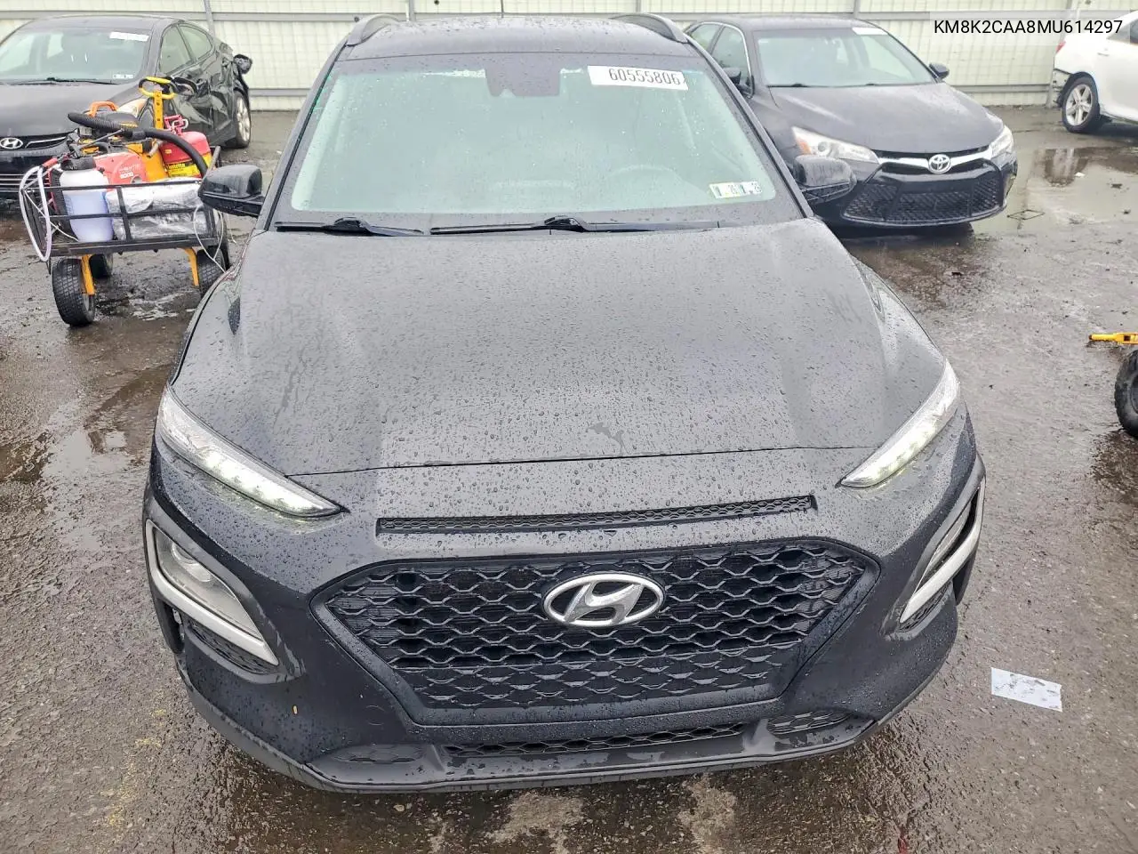 2021 Hyundai Kona Sel VIN: KM8K2CAA8MU614297 Lot: 60555806