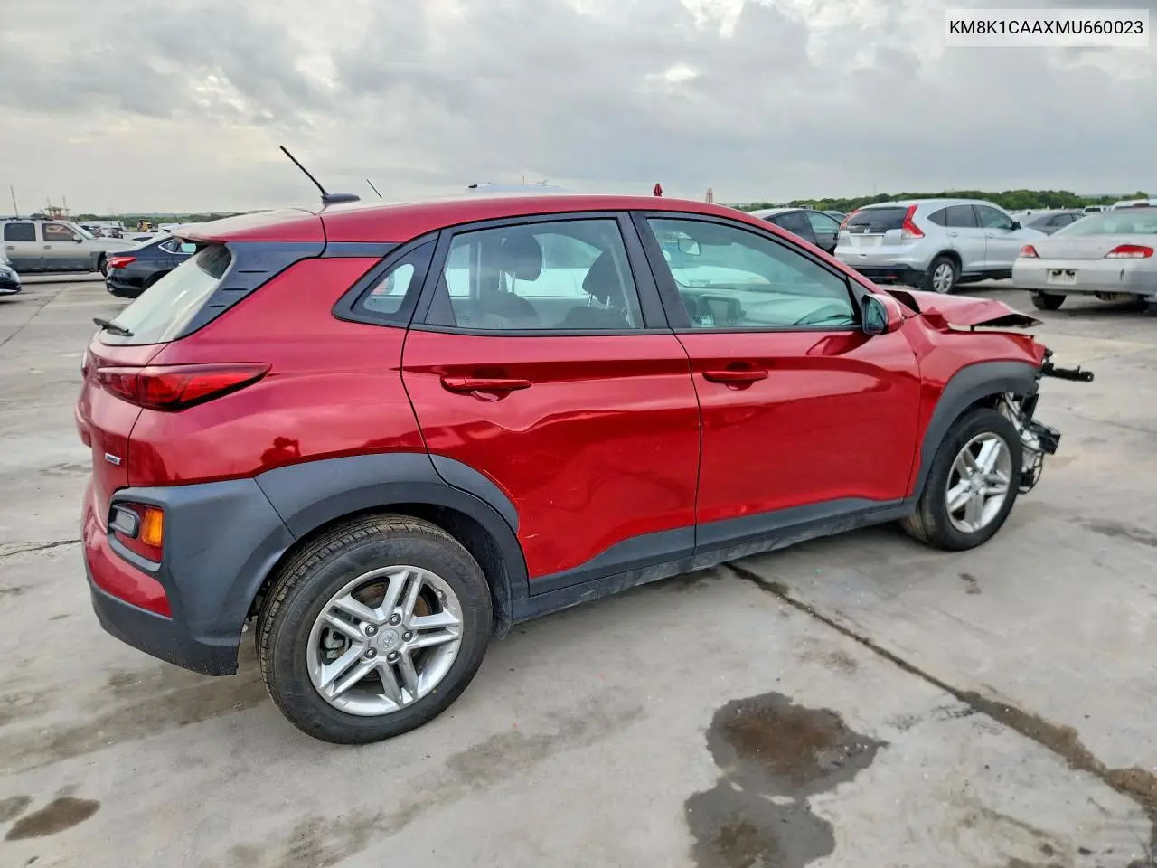 2021 Hyundai Kona Se VIN: KM8K1CAAXMU660023 Lot: 60562706