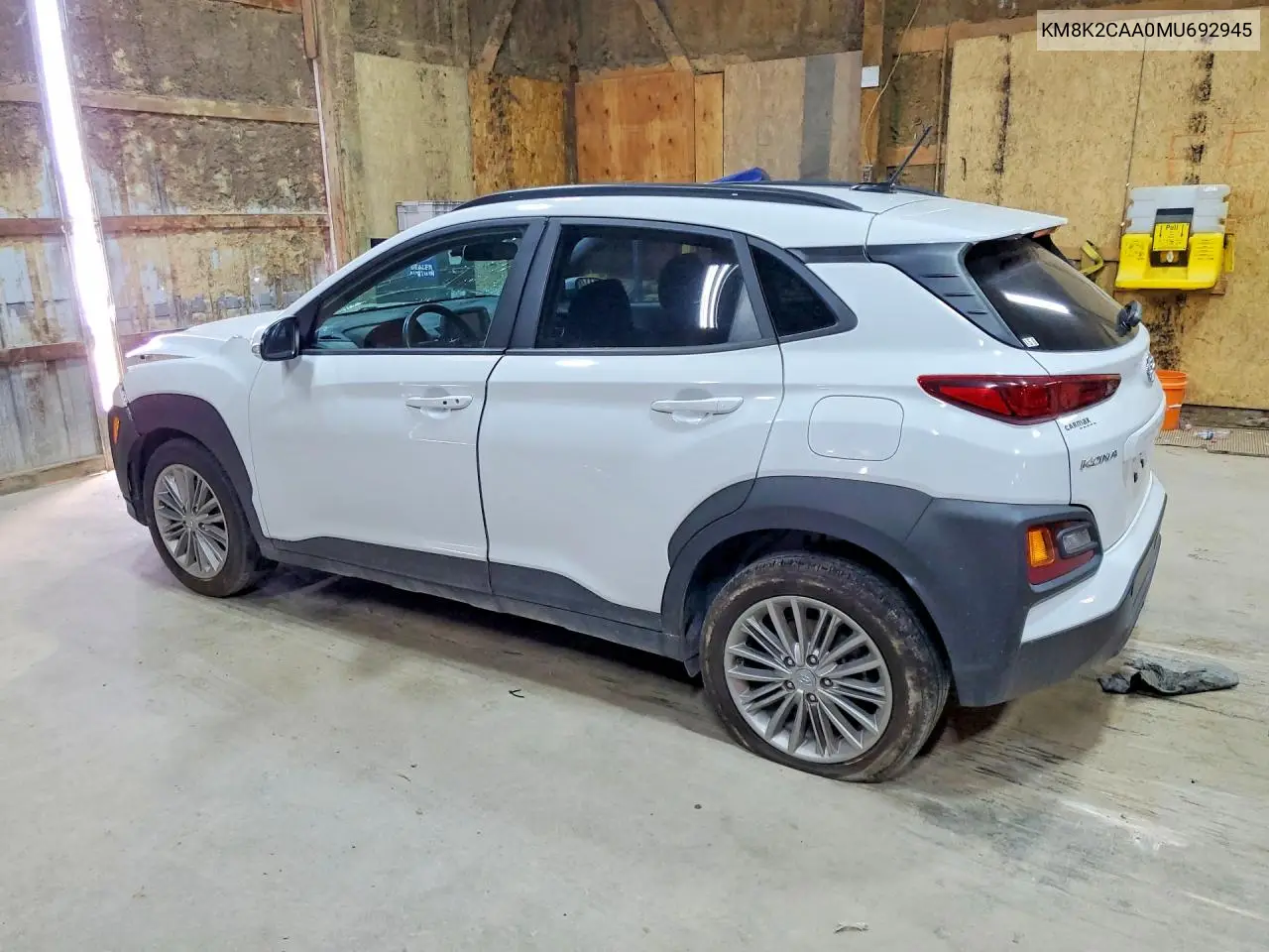 2021 Hyundai Kona Sel VIN: KM8K2CAA0MU692945 Lot: 60829546