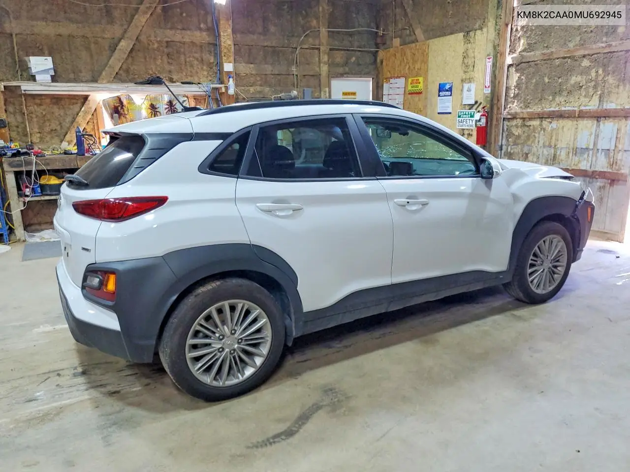 2021 Hyundai Kona Sel VIN: KM8K2CAA0MU692945 Lot: 60829546