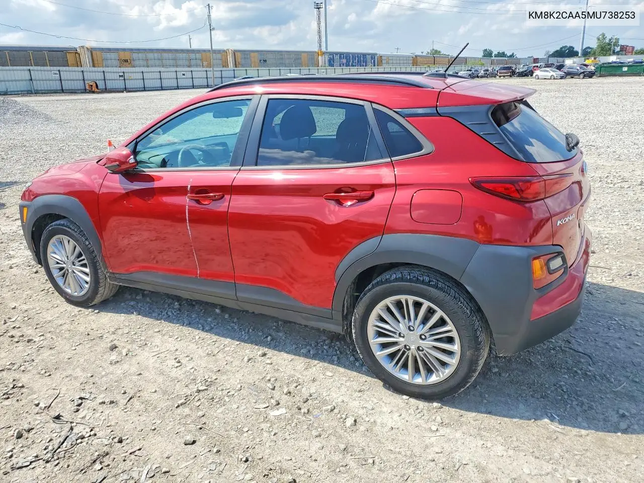 2021 Hyundai Kona Sel VIN: KM8K2CAA5MU738253 Lot: 60969336