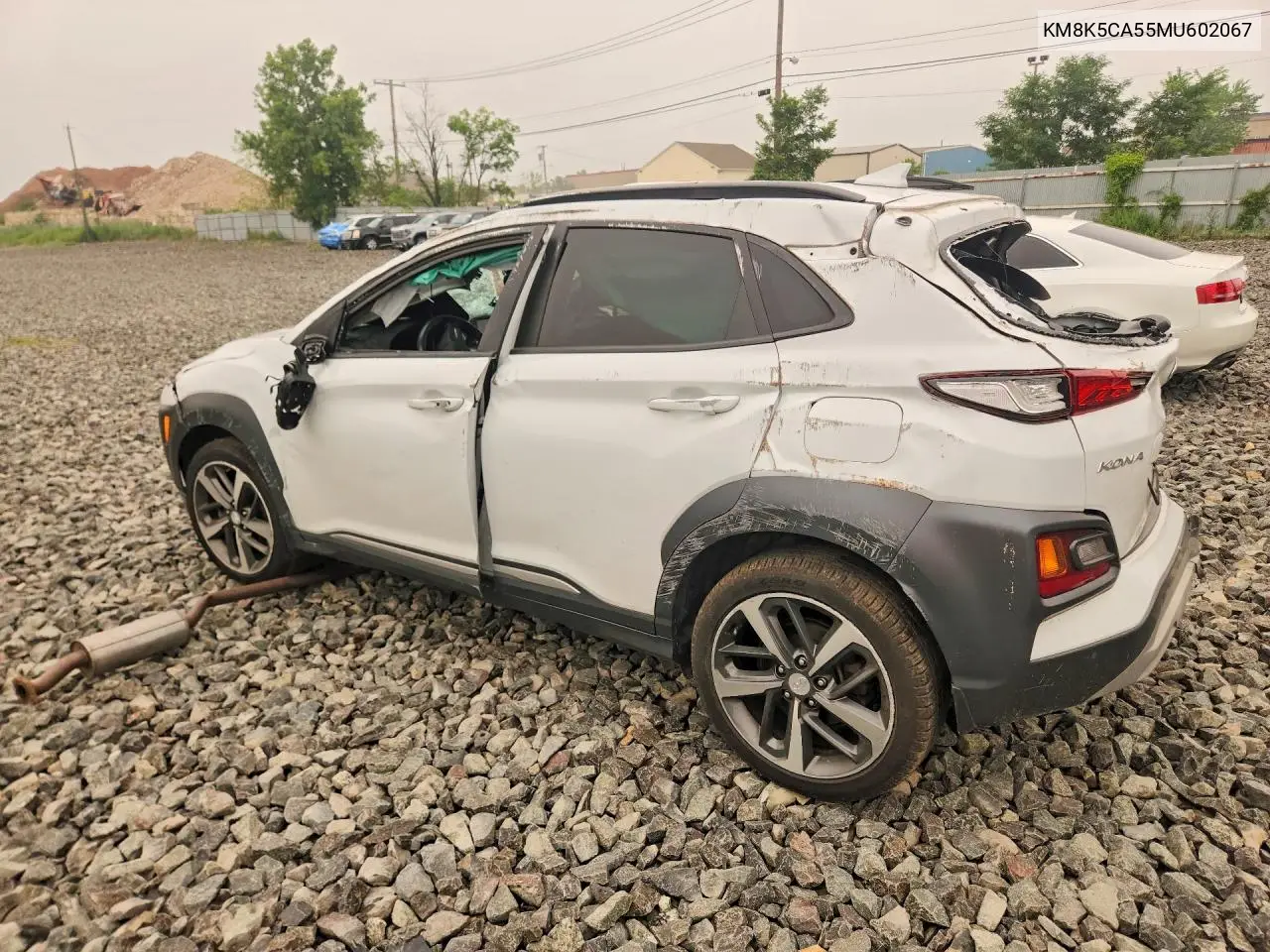 2021 Hyundai Kona Ultimate VIN: KM8K5CA55MU602067 Lot: 60993366