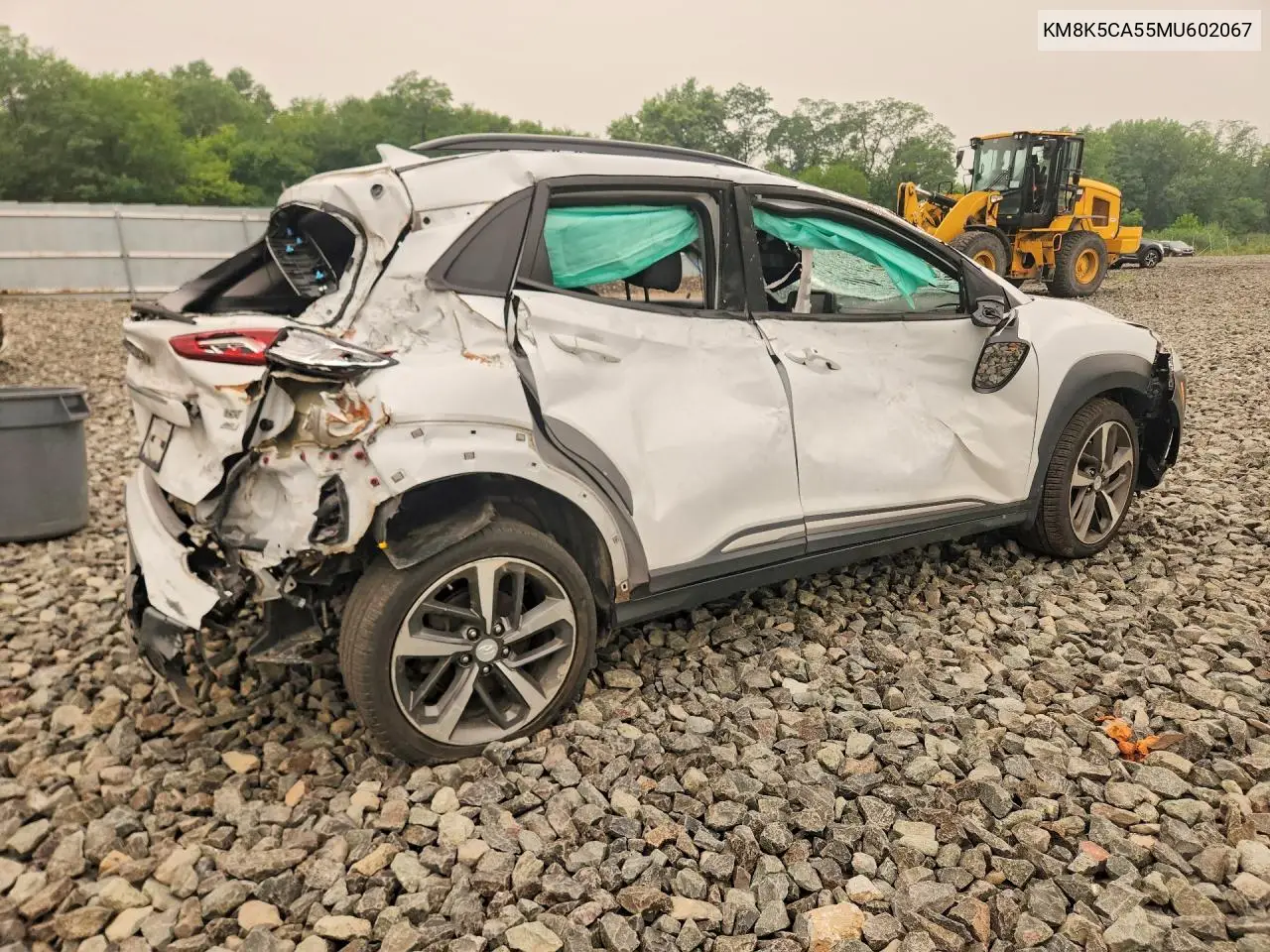 2021 Hyundai Kona Ultimate VIN: KM8K5CA55MU602067 Lot: 60993366