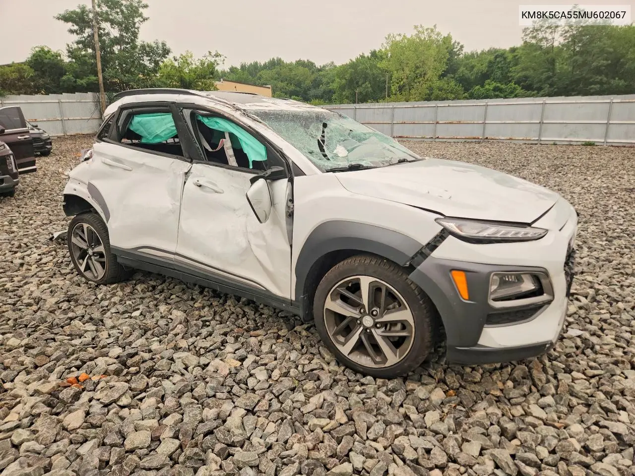 2021 Hyundai Kona Ultimate VIN: KM8K5CA55MU602067 Lot: 60993366
