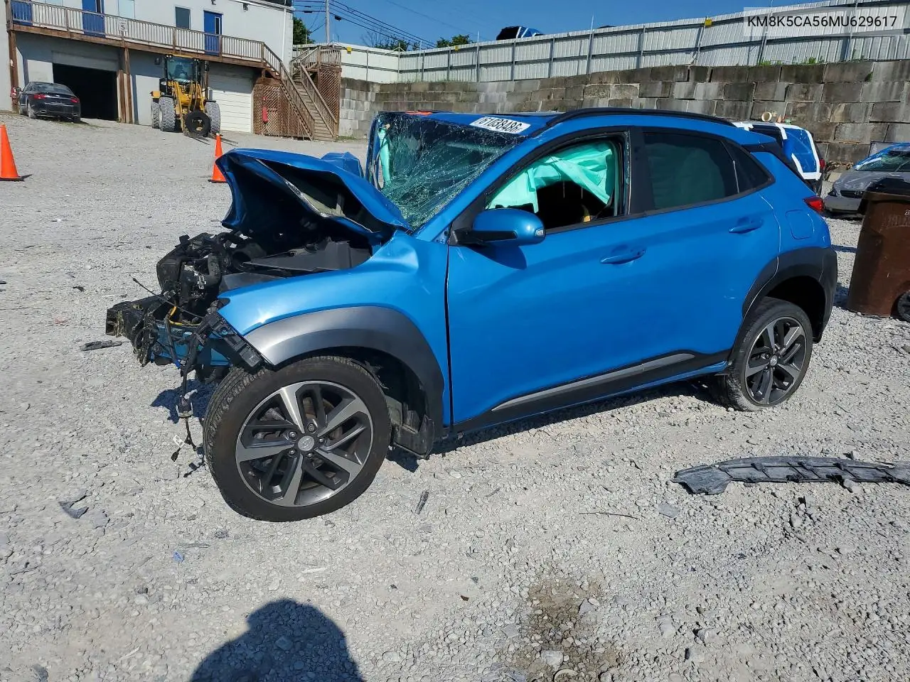 2021 Hyundai Kona Ultimate VIN: KM8K5CA56MU629617 Lot: 61038486