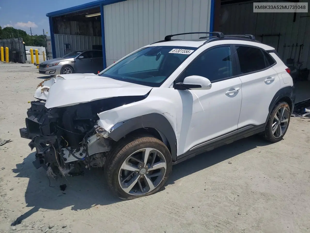 2021 Hyundai Kona Limited VIN: KM8K33A52MU731048 Lot: 61301556