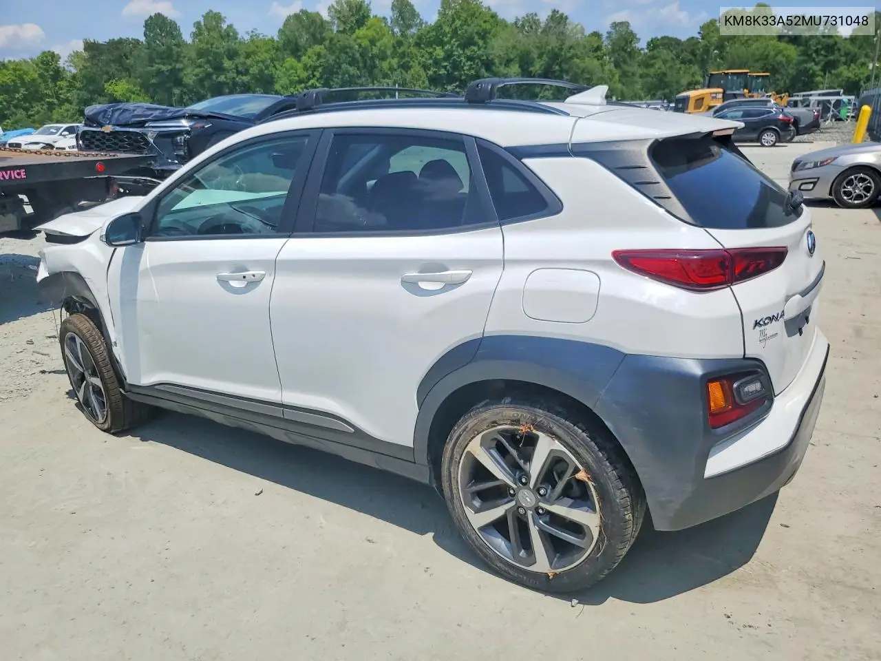 2021 Hyundai Kona Limited VIN: KM8K33A52MU731048 Lot: 61301556