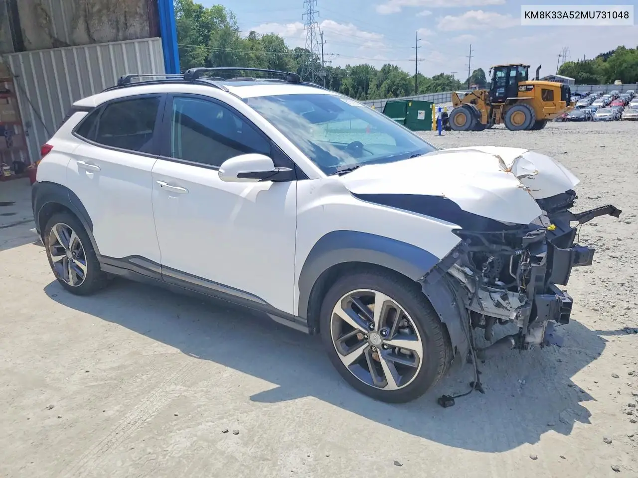 2021 Hyundai Kona Limited VIN: KM8K33A52MU731048 Lot: 61301556