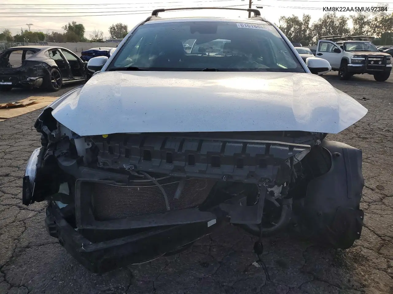 2021 Hyundai Kona Sel VIN: KM8K22AA5MU692384 Lot: 61618446