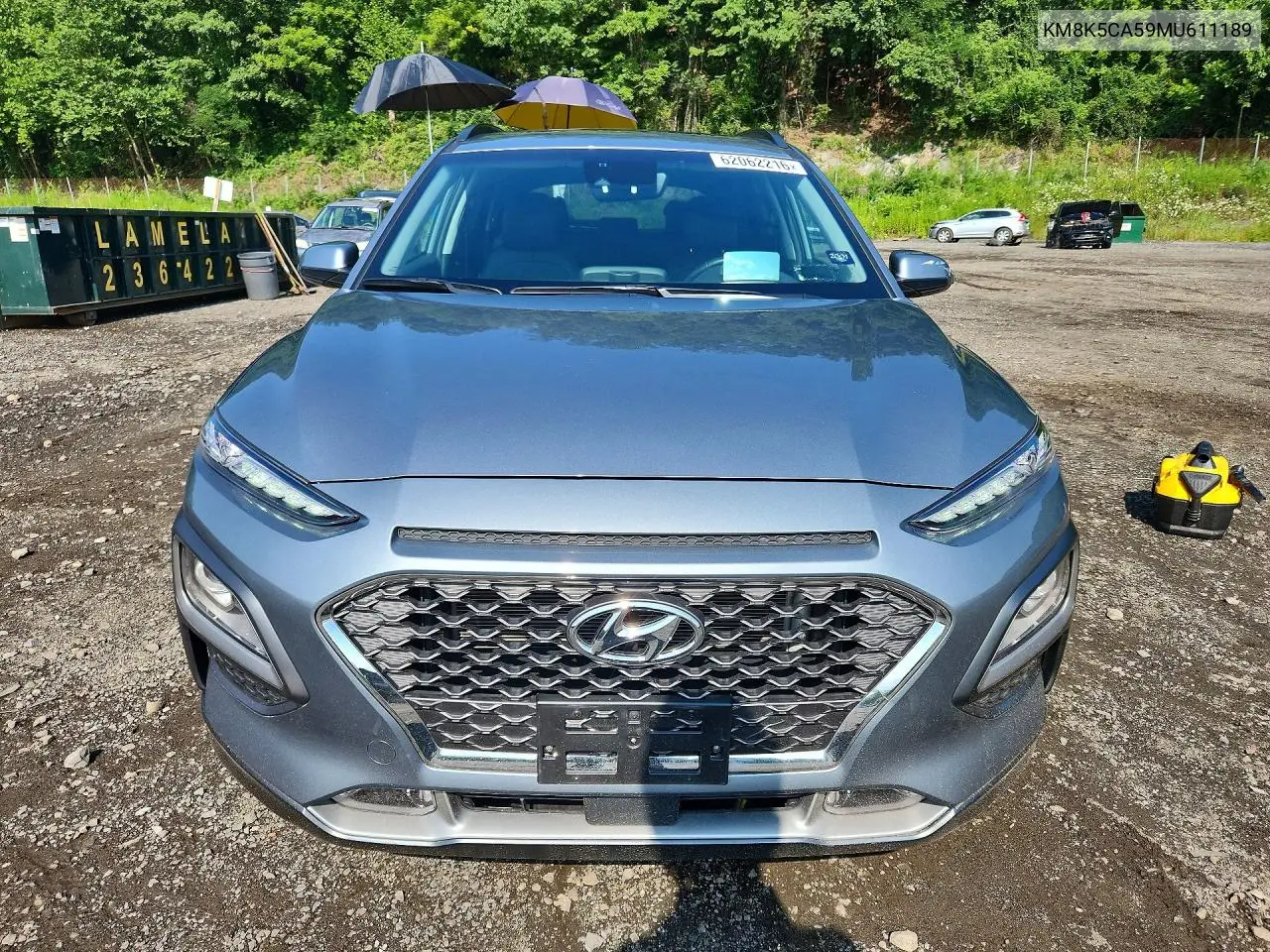 2021 Hyundai Kona Ultimate VIN: KM8K5CA59MU611189 Lot: 62062216