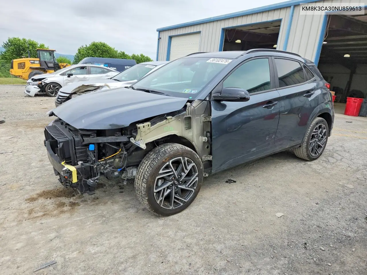 2022 Hyundai Kona N Line VIN: KM8K3CA30NU859613 Lot: 56102476
