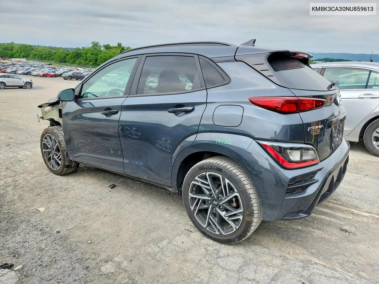 2022 Hyundai Kona N Line VIN: KM8K3CA30NU859613 Lot: 56102476