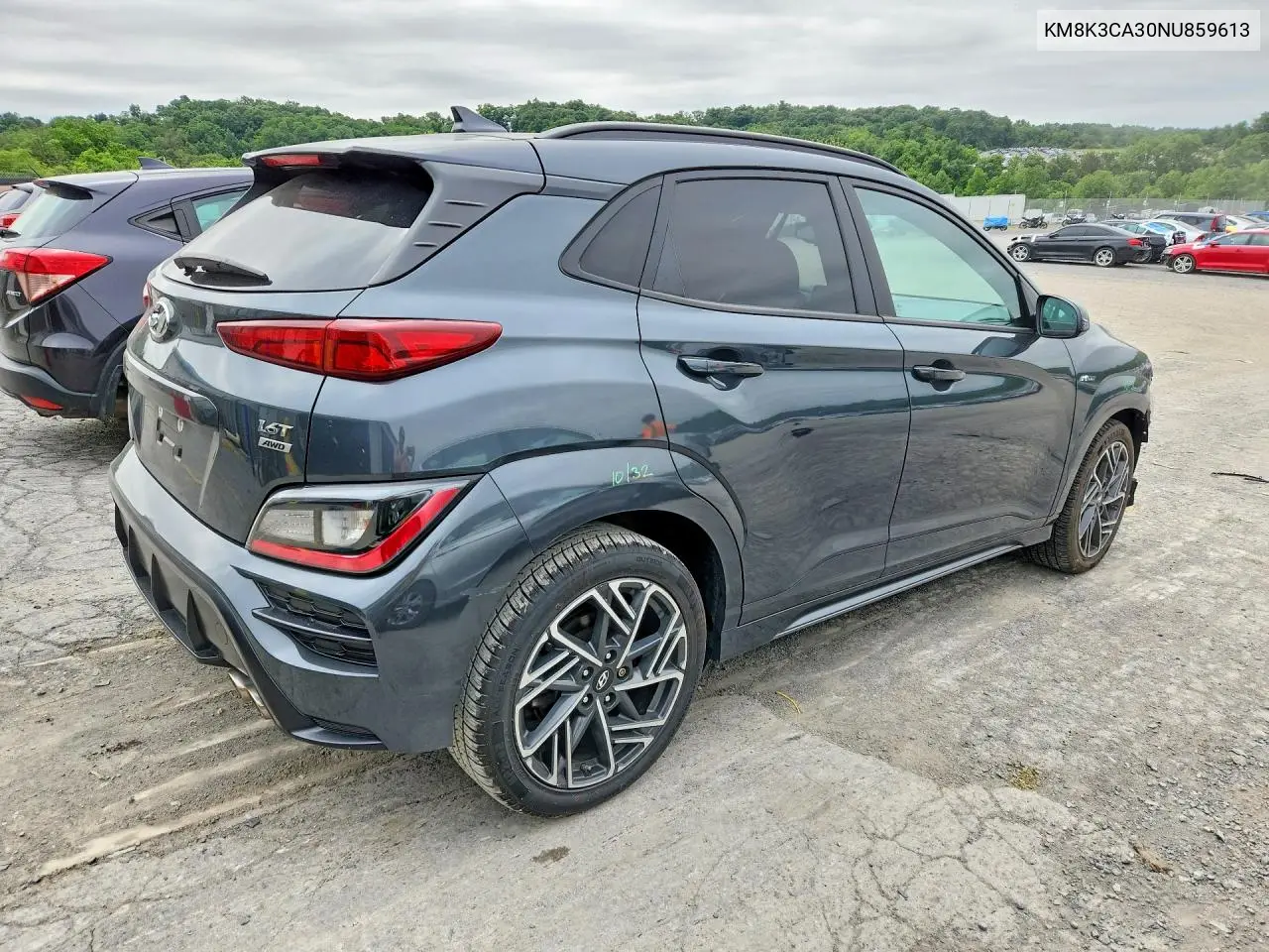 2022 Hyundai Kona N Line VIN: KM8K3CA30NU859613 Lot: 56102476