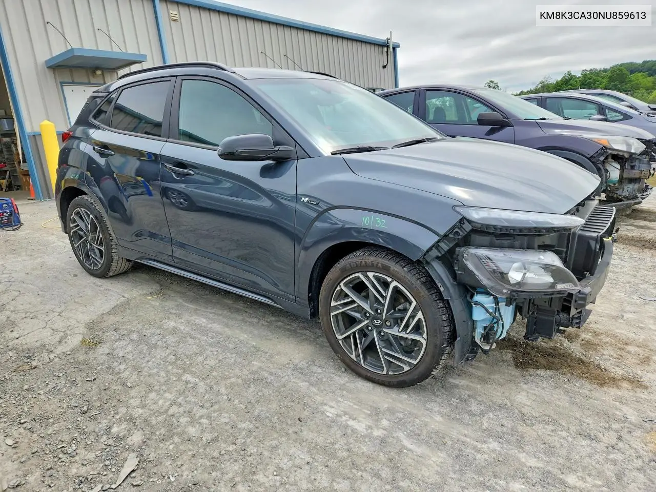 2022 Hyundai Kona N Line VIN: KM8K3CA30NU859613 Lot: 56102476