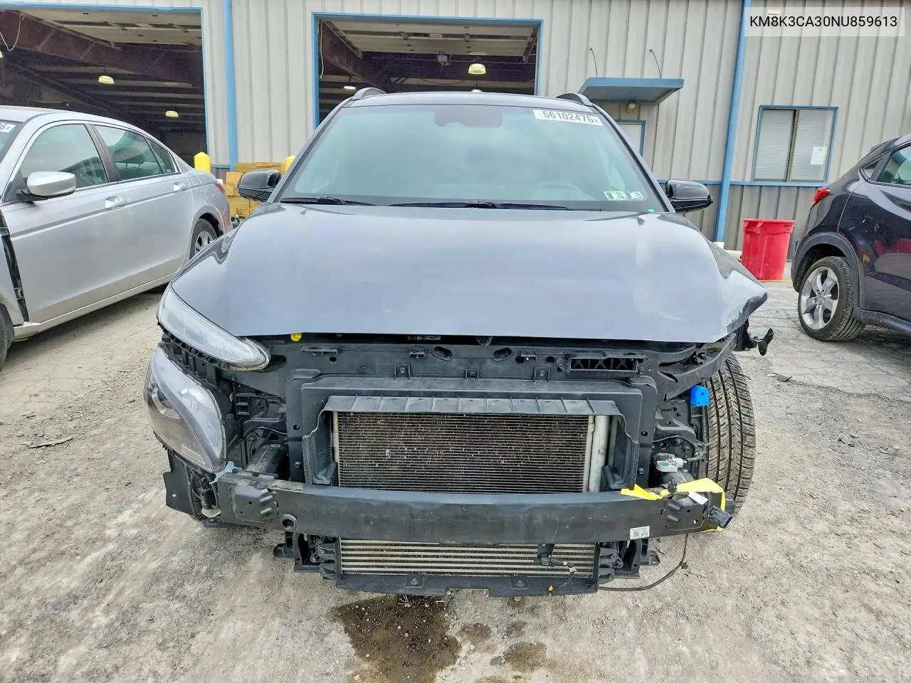 2022 Hyundai Kona N Line VIN: KM8K3CA30NU859613 Lot: 56102476