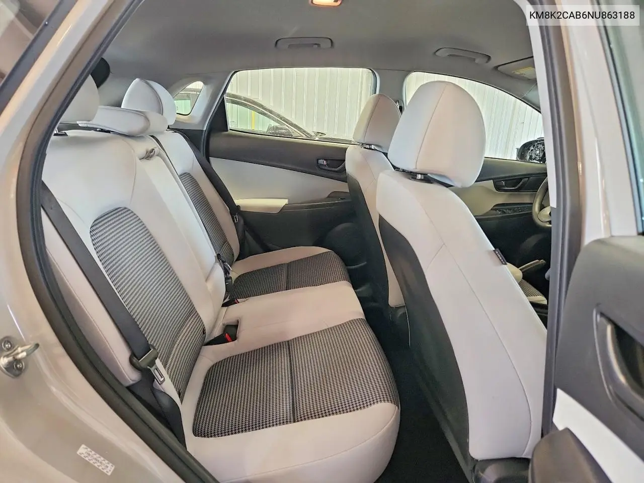 2022 Hyundai Kona Se VIN: KM8K2CAB6NU863188 Lot: 56610616