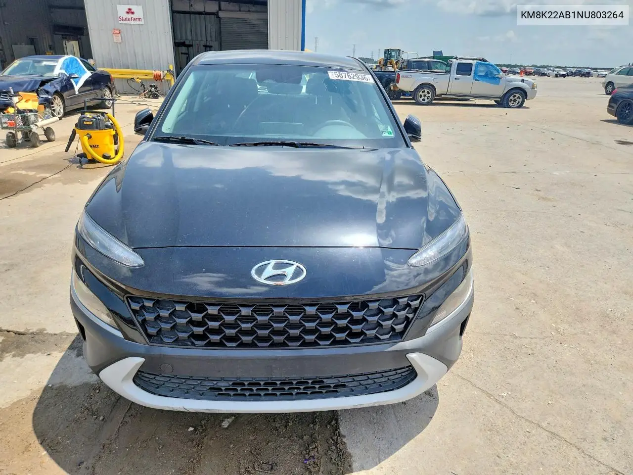 2022 Hyundai Kona Se VIN: KM8K22AB1NU803264 Lot: 58762936